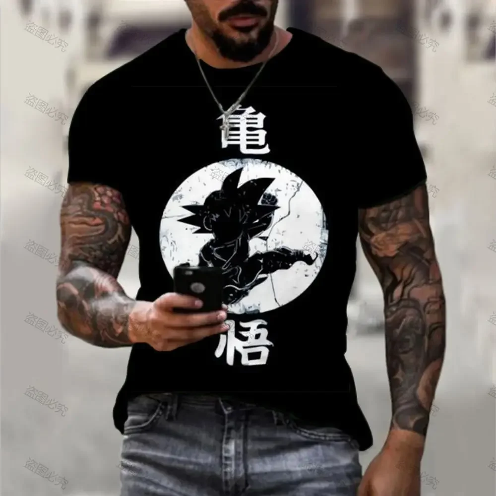 Printed T-shirt Anime Tops Dragon Ball Z High Quality Goku New Gym 2024 Men's Trend Clothes Oversized Tshirt Short Sleeve Y2k
Printed T-shirt Anime Tops Dragon Ball Z High Quality Goku New Gym 2024 Men's Trend Clothes Oversized Tshirt Short Sleeve Y2k