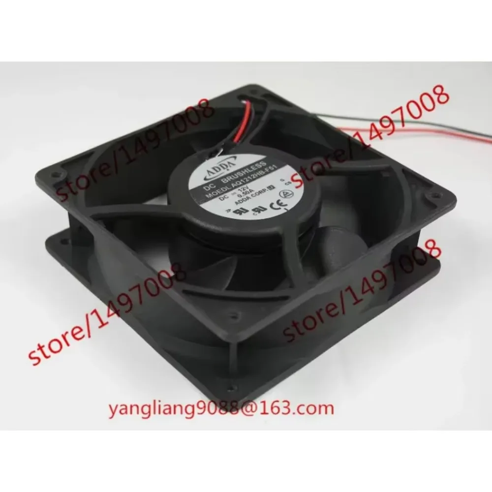 ADDA AQ1212HB-F51 DC 12V 0.50A 120x120x38mm Cooling Fan
ADDA AQ1212HB-F51 DC 12V 0.50A 120x120x38mm Cooling Fan