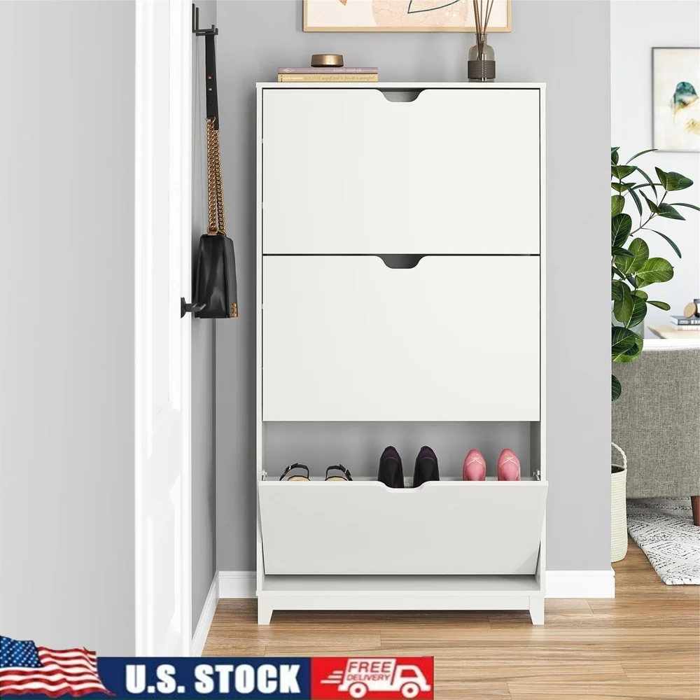 3 Tier Shoe Storage Cabinet White Wall Mounted Organizer Durable Metal Design Space Saving Solution Easy Assembly Entryway
3 Tier Shoe Storage Cabinet White Wall Mounted Organizer Durable Metal Design Space Saving Solution Easy Assembly Entryway