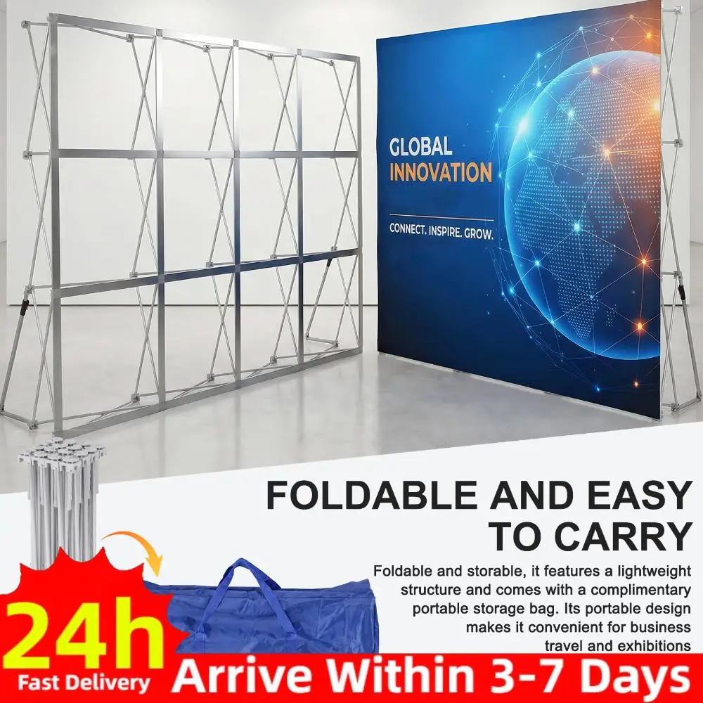 Tension Fabric Collapsible Stand Detachable Foldable Support Bracket Reinforced Back Support Frame for Wedding Exhibition Events
Tension Fabric Collapsible Stand Detachable Foldable Support Bracket Reinforced Back Support Frame for Wedding Exhibition Events