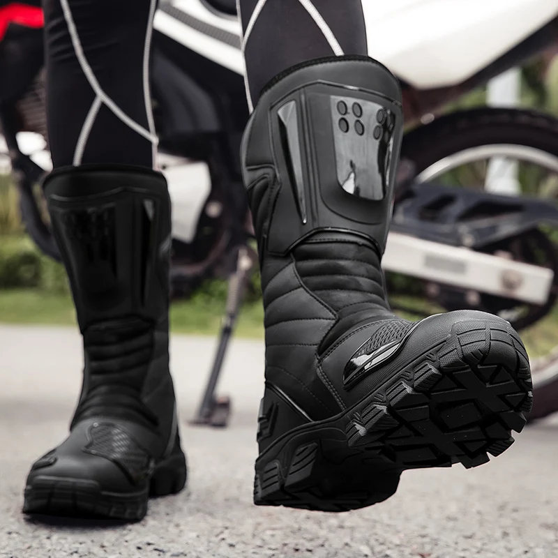 Motorcycle protective boots unisex four season high top anti slip wear-resistant comfortable breathable off-road riding shoes
Motorcycle protective boots unisex four season high top anti slip wear-resistant comfortable breathable off-road riding shoes
