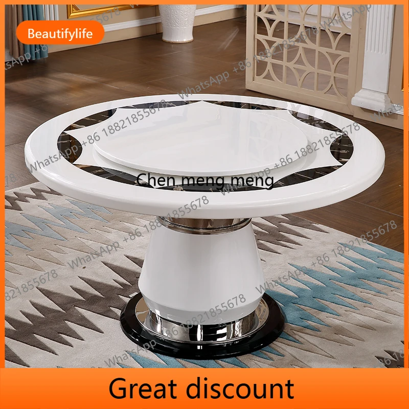 D53 Side Round Dining Table Console Center Luxury Lounge Portable Dining Table Service Bistro Mesas De Jantar Living Room Furnit
D53 Side Round Dining Table Console Center Luxury Lounge Portable Dining Table Service Bistro Mesas De Jantar Living Room Furnit