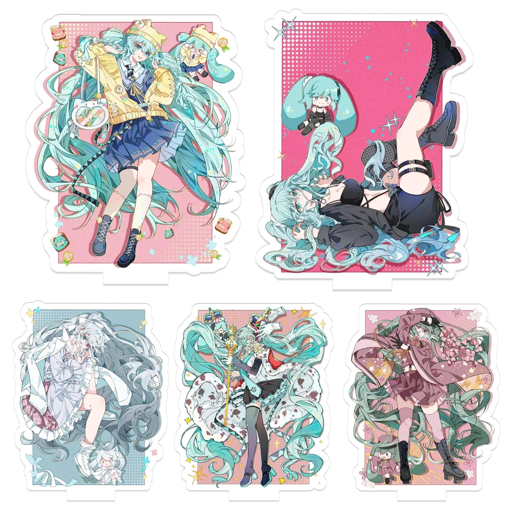 Hatsune Miku подставка для карт, акриловые изысканные студенческие настольные украшения, украшение Kawaii Girl, коллекционная мультяшная фигурка, стоячий знак
Hatsune Miku подставка для карт, акриловые изысканные студенческие настольные украшения, украшение Kawaii Girl, коллекционная мультяшная фигурка, стоячий знак