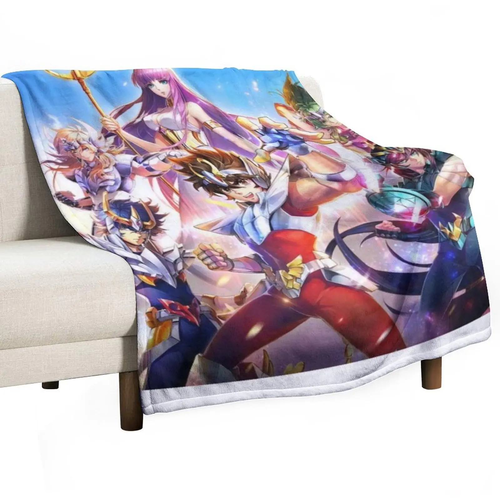 Saint Seiya Knights of the Zodiac Throw Blanket Men's Soft Warm Throw Blanket for Couch
Saint Seiya Knights of the Zodiac Throw Blanket Men's Soft Warm Throw Blanket for Couch