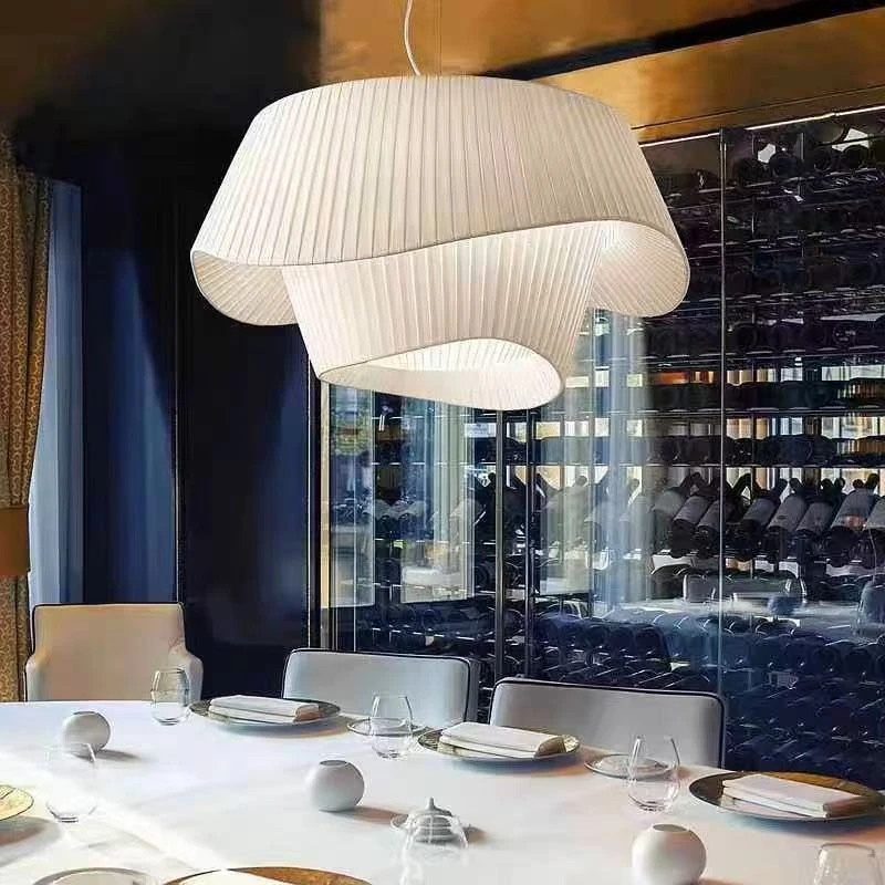 French Minimalist Fabric Restaurant Chandelier Living Room Dining Room Bedroom Kitchen Art Chandelier Home Decoration Lighting
French Minimalist Fabric Restaurant Chandelier Living Room Dining Room Bedroom Kitchen Art Chandelier Home Decoration Lighting