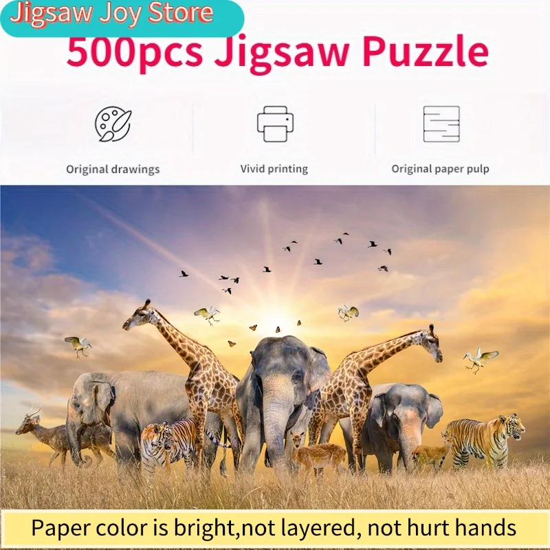 Пазл для взрослых: Животные прерий (для раскрашивания), бумажные пазлы для домашнего декора, настенный декор, на Хэллоуин, Рождество, День рождения
Пазл для взрослых: Животные прерий (для раскрашивания), бумажные пазлы для домашнего декора, настенный декор, на Хэллоуин, Рождество, День рождения