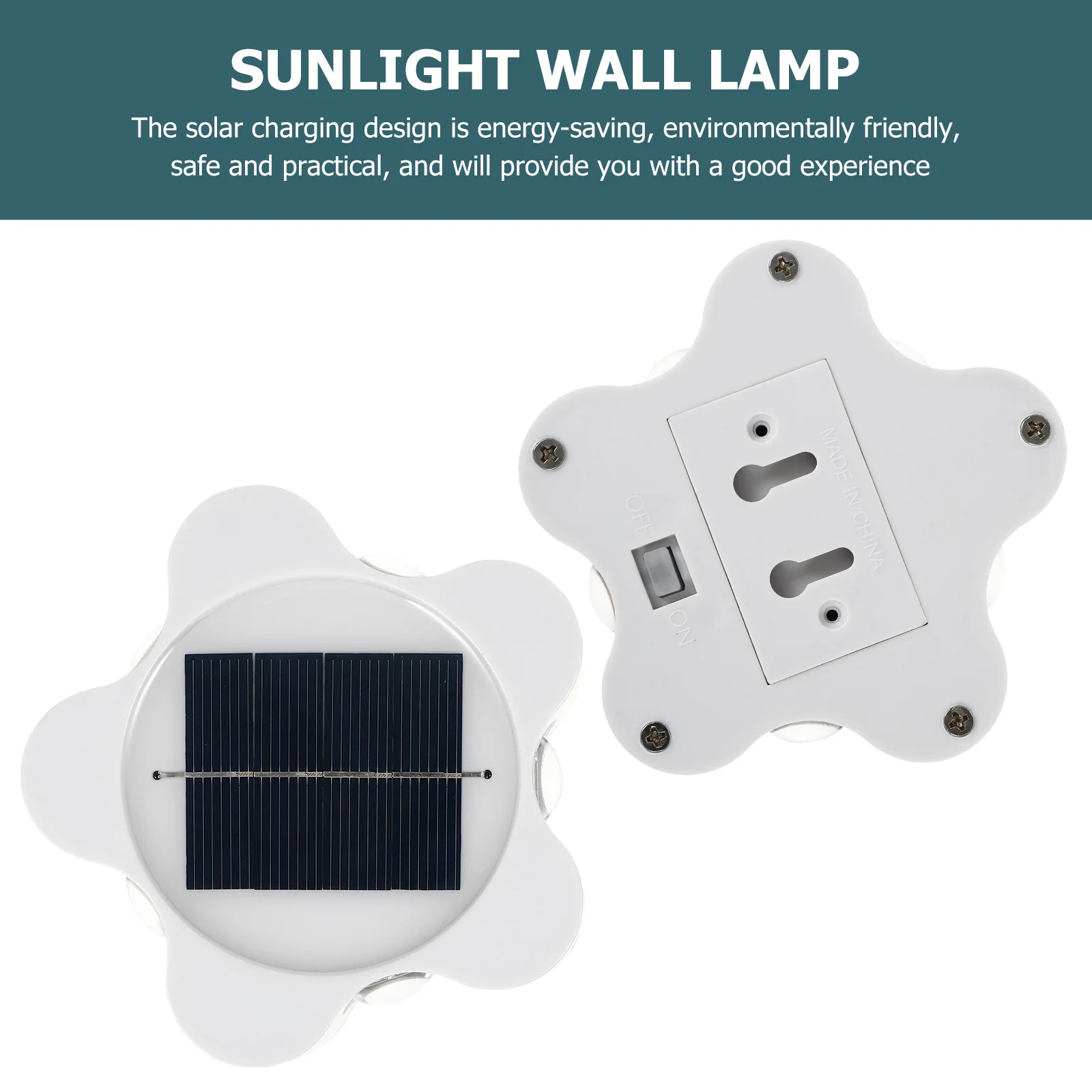 1pc Solar Led Garden Hallway Home Sunlight Led Solar Lamp Wall Light Patio Bright Wall Light Home Lighting Outdoor Lamp
1pc Solar Led Garden Hallway Home Sunlight Led Solar Lamp Wall Light Patio Bright Wall Light Home Lighting Outdoor Lamp