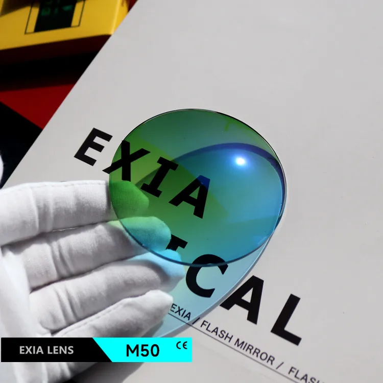 EXIA Lens M50 Gradient Green Blue Sunglasses Lenses UV400 SHMC MR-8 1.61 Thickness 3mm Anti-Impact Base Curve 3
EXIA Lens M50 Gradient Green Blue Sunglasses Lenses UV400 SHMC MR-8 1.61 Thickness 3mm Anti-Impact Base Curve 3