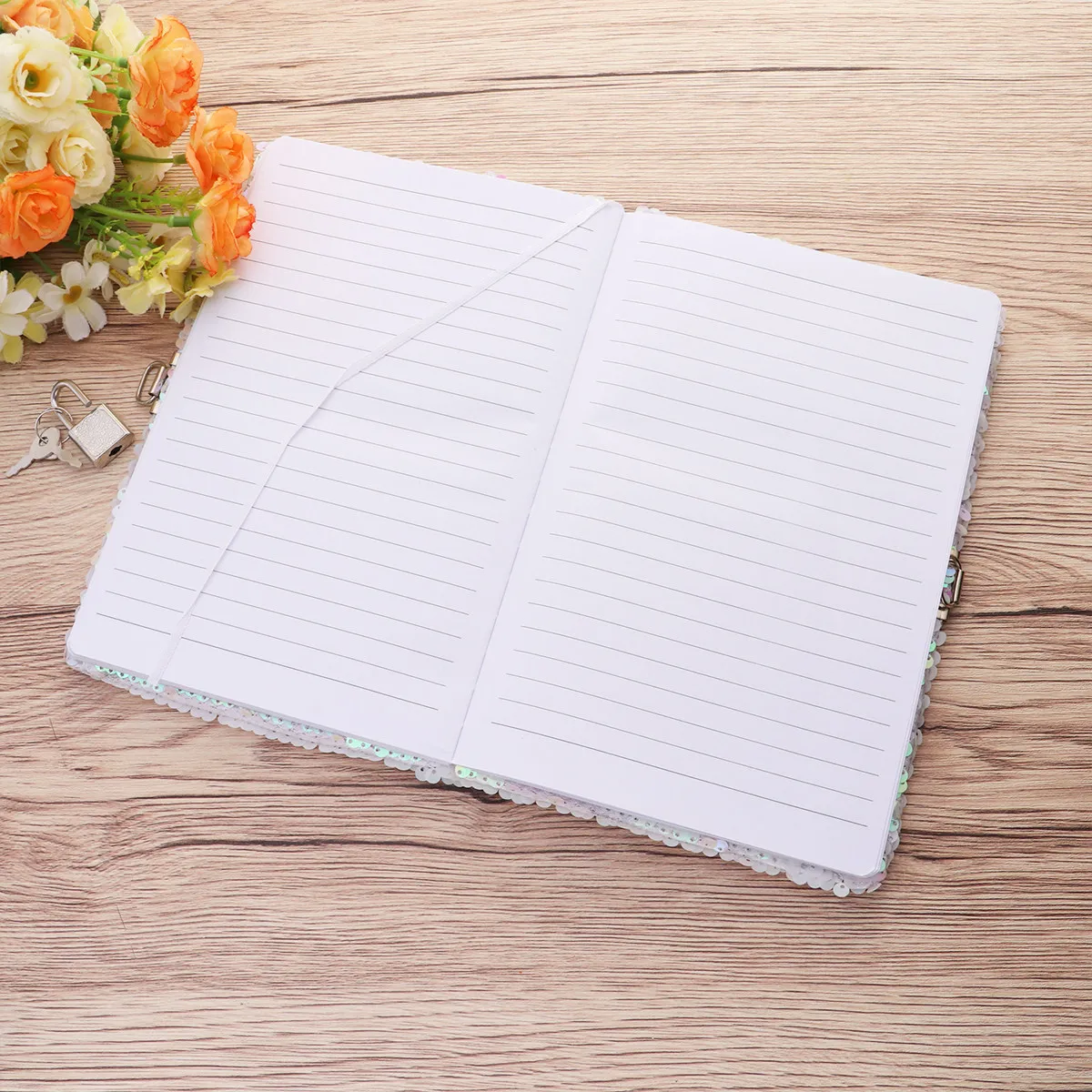 Sequin Notebook Light Pink Thick Cover Lock Note Pads Travel Diary Journal Memo Schedule Checklist Personalised Hand Account
Sequin Notebook Light Pink Thick Cover Lock Note Pads Travel Diary Journal Memo Schedule Checklist Personalised Hand Account