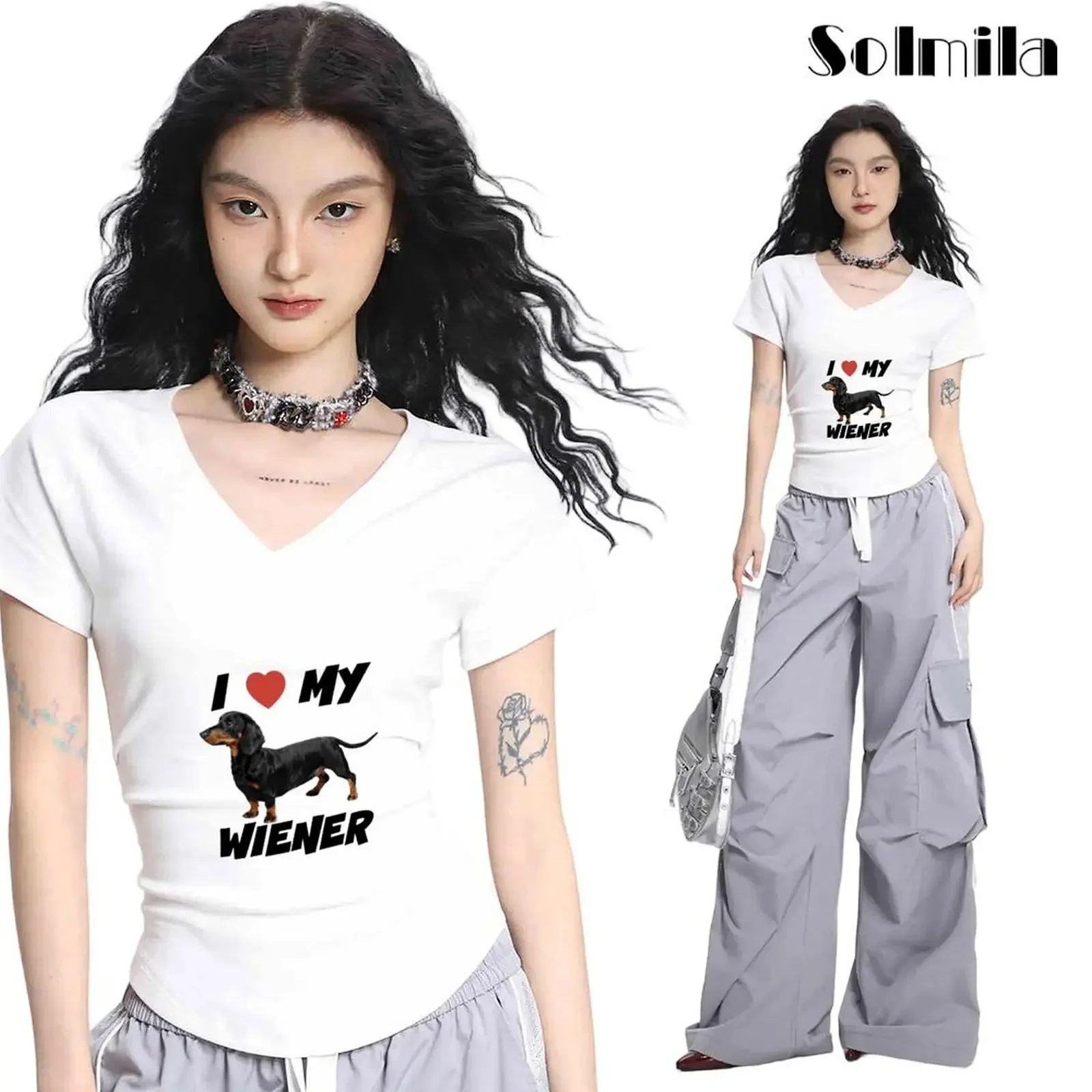 Summer Women's T Shirt Print Casual Short Sleeve T-Shirts Fashion Streetwear Crew Neck Pullover Female Slim Tops Tees Clothing
Summer Women's T Shirt Print Casual Short Sleeve T-Shirts Fashion Streetwear Crew Neck Pullover Female Slim Tops Tees Clothing