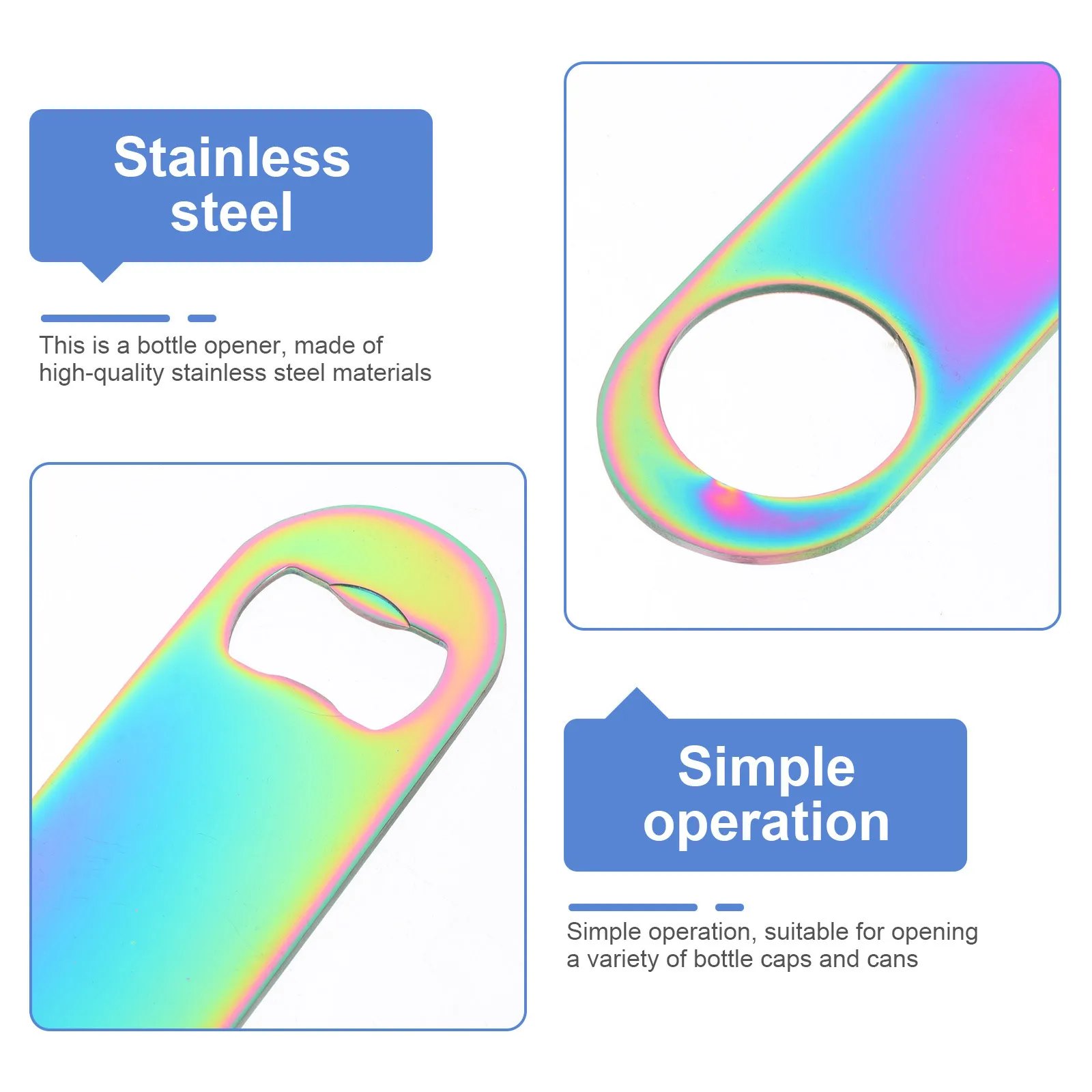 Stainless Steel Beer Opener Strong Multifunctional Manual Bottle Opener Home Bar Beverage Cap Lifter Beer Caps Lifter
Stainless Steel Beer Opener Strong Multifunctional Manual Bottle Opener Home Bar Beverage Cap Lifter Beer Caps Lifter