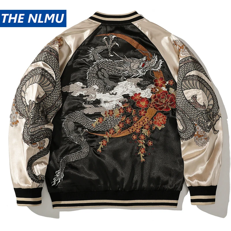 Vintage Streetwear Japanese Sukajan Souvenir Jacket 2026 Spring Dragon Embroidered Baseball Jacket Student Youth Varsity Coats
Vintage Streetwear Japanese Sukajan Souvenir Jacket 2026 Spring Dragon Embroidered Baseball Jacket Student Youth Varsity Coats