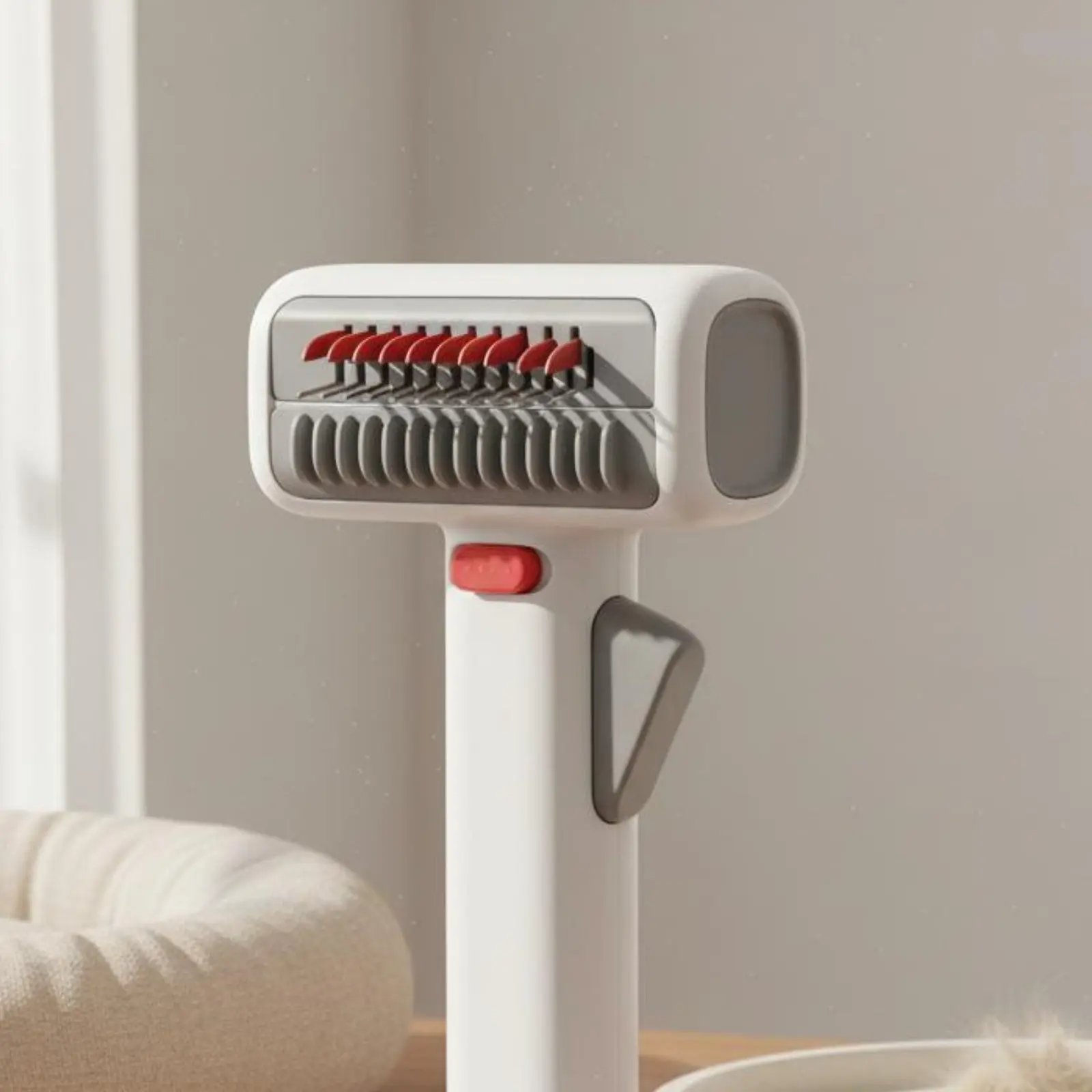 2-in-1 Pet Comb Single-Press Hair Removal Pet Deshedding Tool Feline and Dog Brush Anti-Static Dematting Comb Ergonomic Handle
2-in-1 Pet Comb Single-Press Hair Removal Pet Deshedding Tool Feline and Dog Brush Anti-Static Dematting Comb Ergonomic Handle