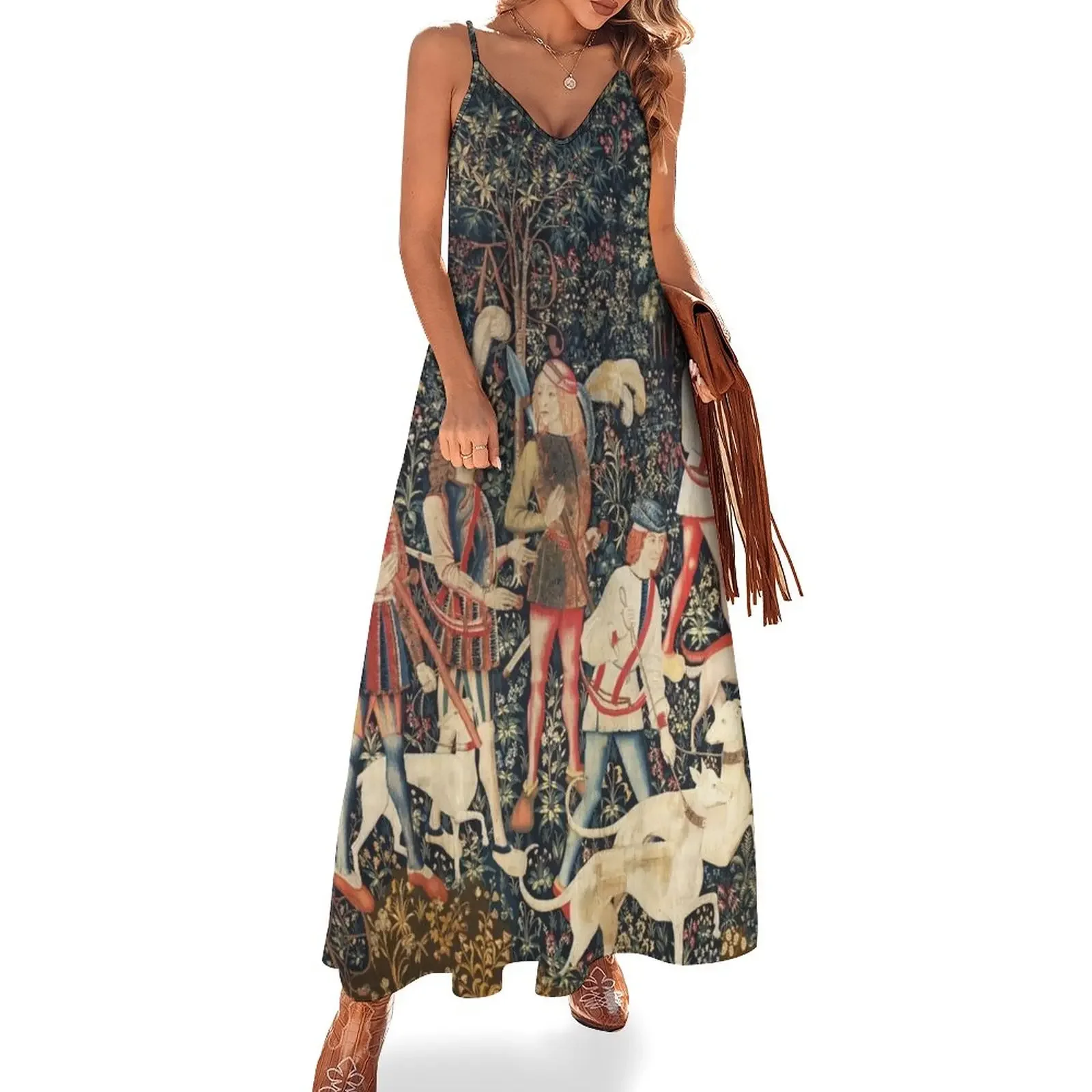 UNICORN HUNTERS WITH DOGS ENTER THE WOOD Green Floral Sleeveless Dress women's summer dress 2025 luxury woman party dress
UNICORN HUNTERS WITH DOGS ENTER THE WOOD Green Floral Sleeveless Dress women's summer dress 2025 luxury woman party dress