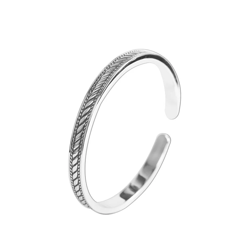 Uglyless Genuine 999 Full Silver Twist Bangles for Women Flat Thai Silver Bangle Simple Fashion Minimalist Jewelry Glossy Silver
Uglyless Genuine 999 Full Silver Twist Bangles for Women Flat Thai Silver Bangle Simple Fashion Minimalist Jewelry Glossy Silver