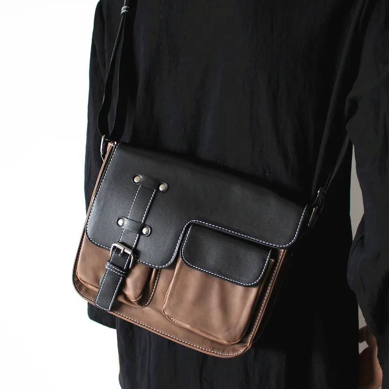 New Men's Crossbody Bag Multi-Pocket Backpack Single Shoulder Bag Casual Commuter Waterproof Leather Korean Style Bag
New Men's Crossbody Bag Multi-Pocket Backpack Single Shoulder Bag Casual Commuter Waterproof Leather Korean Style Bag