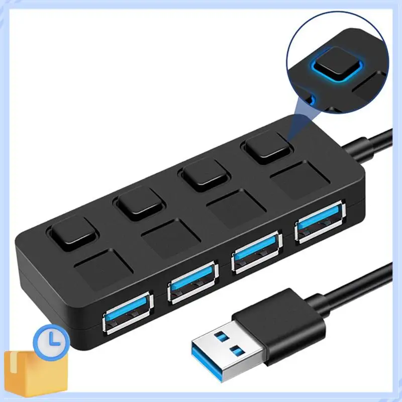 Popular 4-Port Button USB3.0 HUB Switch USB Splitter1 To 4 Hub Type-C Extender For Laptop Computer Spare Parts B
Popular 4-Port Button USB3.0 HUB Switch USB Splitter1 To 4 Hub Type-C Extender For Laptop Computer Spare Parts B