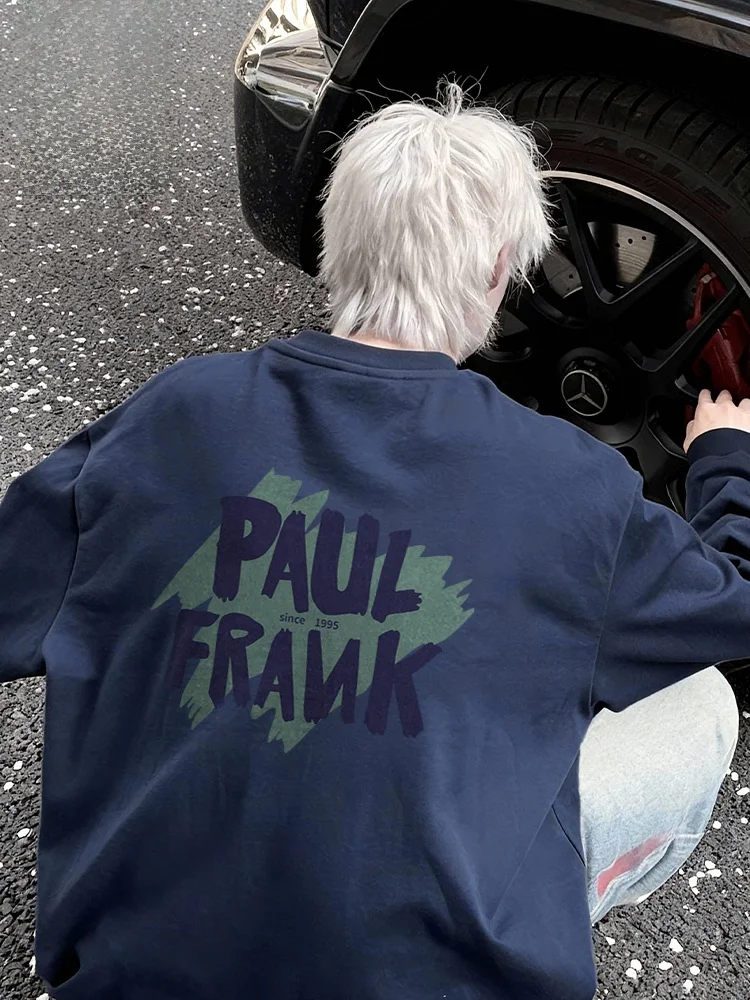 Мужская хлопковая футболка с длинным рукавом, свободного кроя, весенняя, повседневная, базовая, с модным принтом, круглым вырезом, дышащая, впитывающая пот
Мужская хлопковая футболка с длинным рукавом, свободного кроя, весенняя, повседневная, базовая, с модным принтом, круглым вырезом, дышащая, впитывающая пот