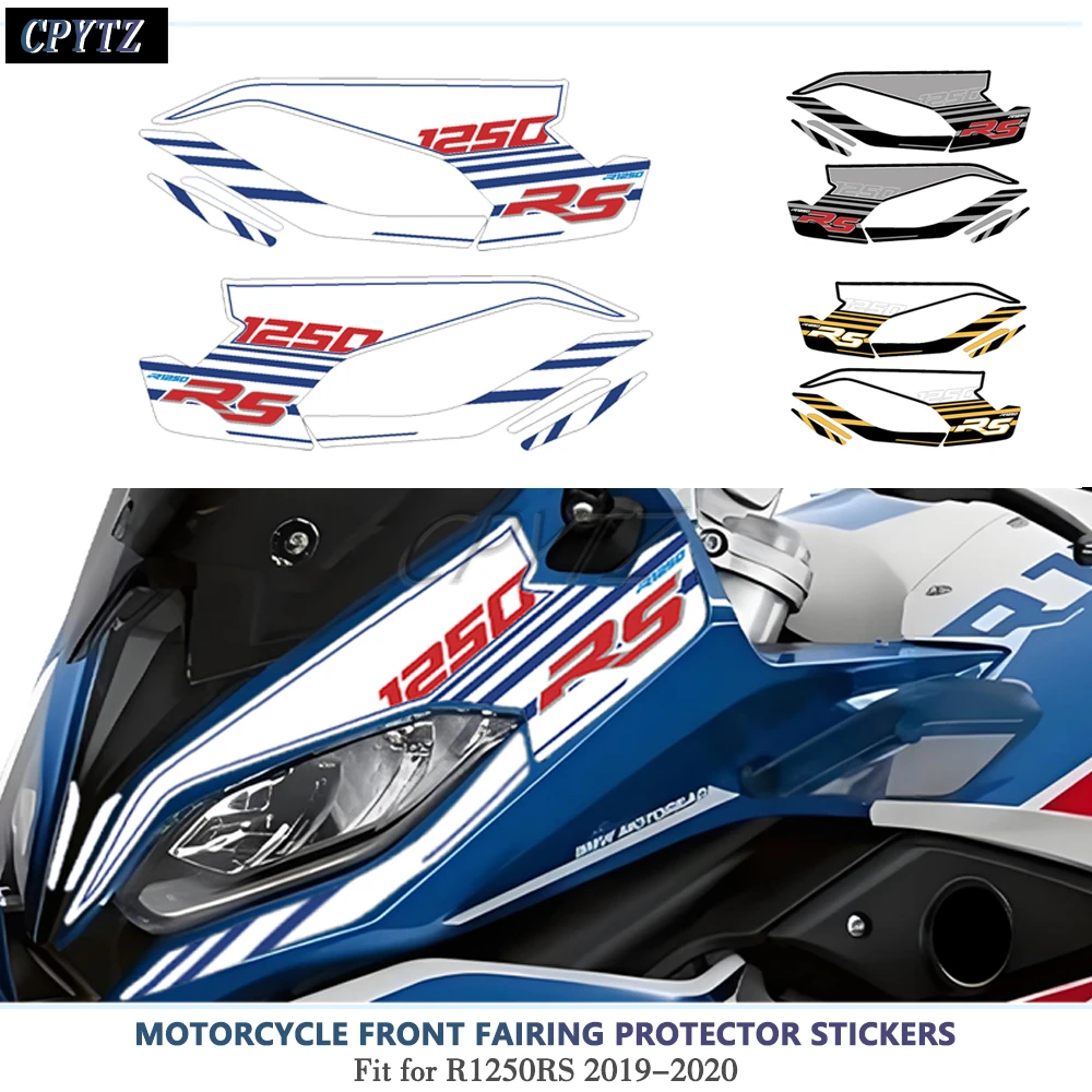 Motorcycle Accessories Front Fairing Protector Stickers Kit Protection Decoration Decal fit For R 1250 RS R1250RS 2019-2024
Motorcycle Accessories Front Fairing Protector Stickers Kit Protection Decoration Decal fit For R 1250 RS R1250RS 2019-2024