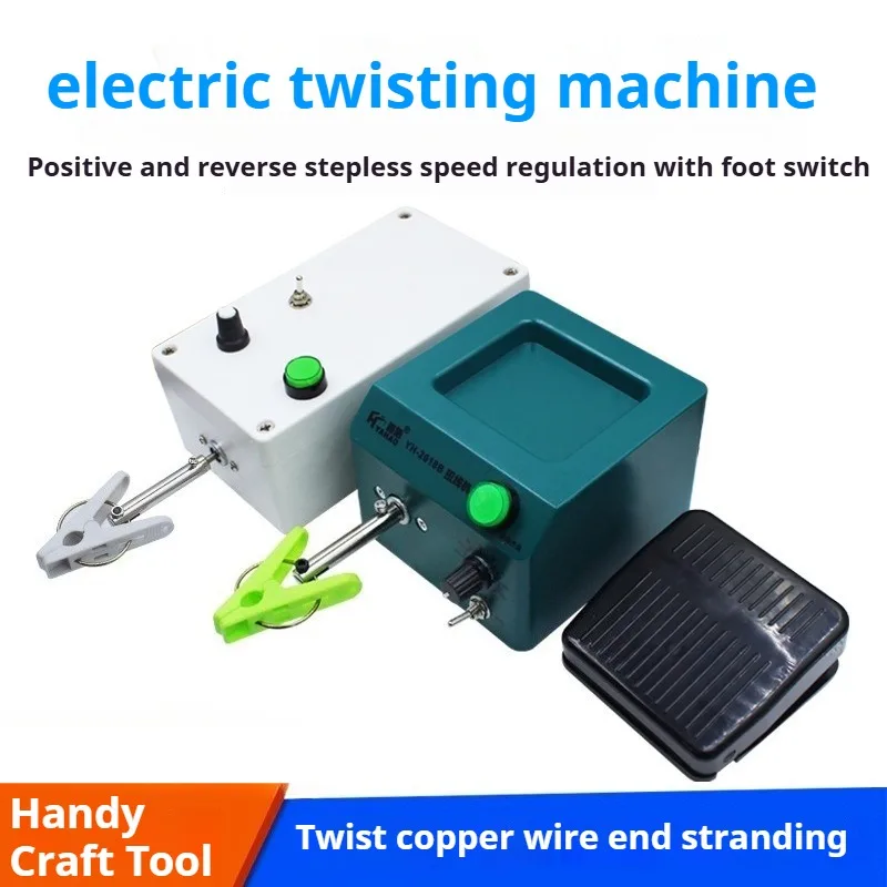 Convenient Automatic Wire Twisting Machine Variable Speed Wire Stranding Tool Copper Wire Braiding Cable Processing Tool
Convenient Automatic Wire Twisting Machine Variable Speed Wire Stranding Tool Copper Wire Braiding Cable Processing Tool