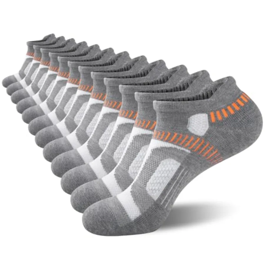Mens Athletic Ankle Socks Moisture Wicking Cushion Running Low Cut Sock 6 Pack
Mens Athletic Ankle Socks Moisture Wicking Cushion Running Low Cut Sock 6 Pack