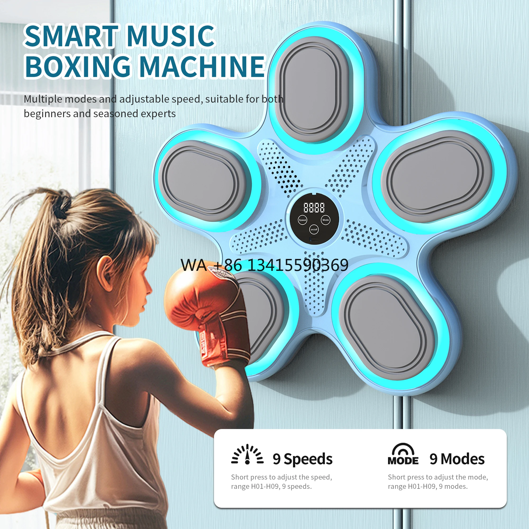 OEM Factory New Style Music Boxing Machine Wholesale Free Sample Smart Target Punching Bag Music Boxing Training Machine
OEM Factory New Style Music Boxing Machine Wholesale Free Sample Smart Target Punching Bag Music Boxing Training Machine