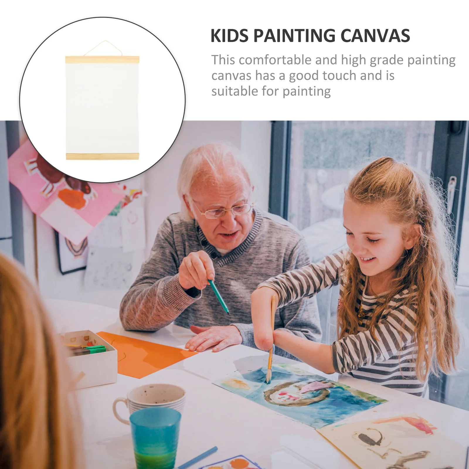 3Pcs Canvas for Kids Painting Blank Oil Painting Canvas DIY Wall Art Craft Supplies Encourage Imagination and Artistic
3Pcs Canvas for Kids Painting Blank Oil Painting Canvas DIY Wall Art Craft Supplies Encourage Imagination and Artistic