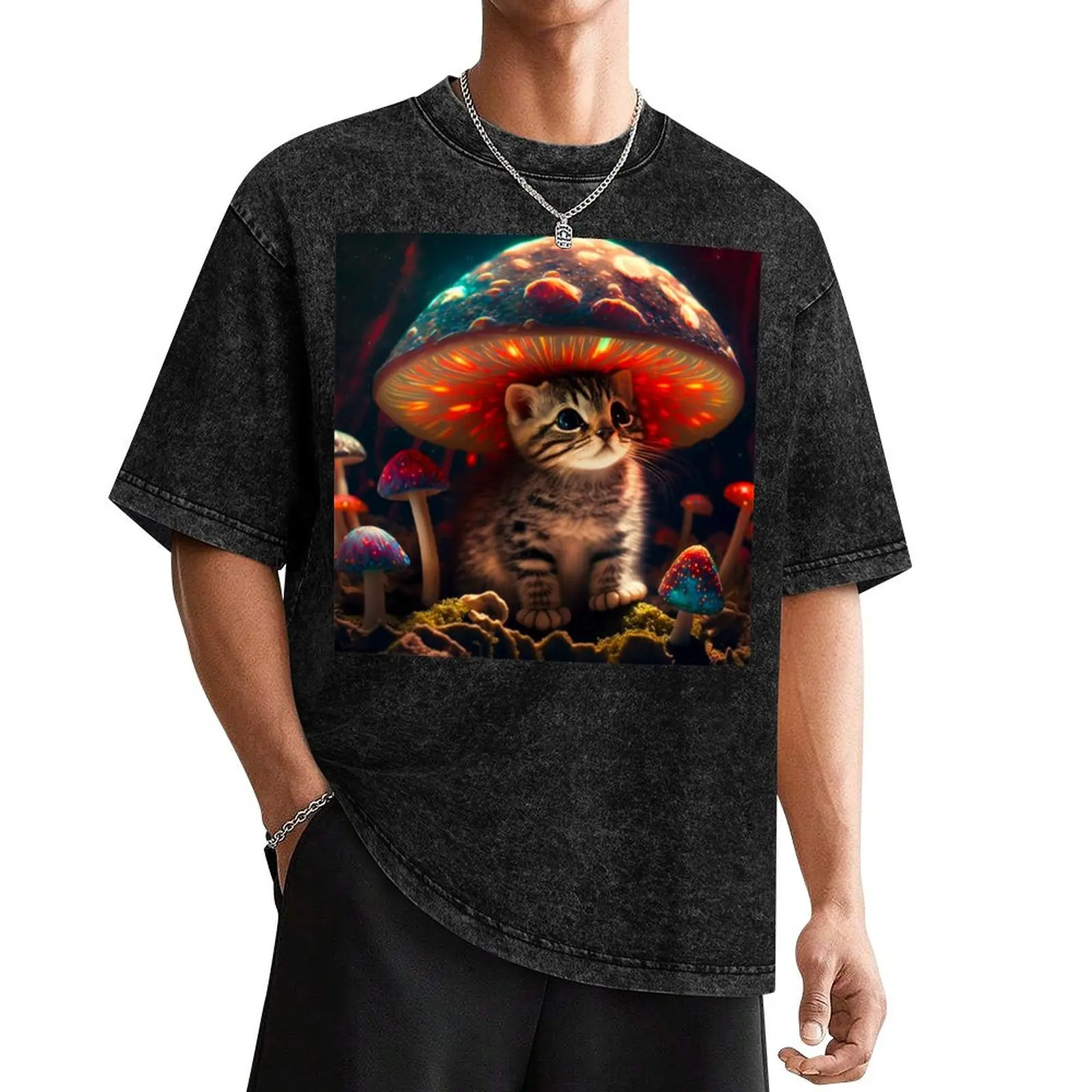 Mushroom kitty 8 T-Shirt Blouse cotton graphic tees shirts graphic tees clothes funny t shirts for men
Mushroom kitty 8 T-Shirt Blouse cotton graphic tees shirts graphic tees clothes funny t shirts for men