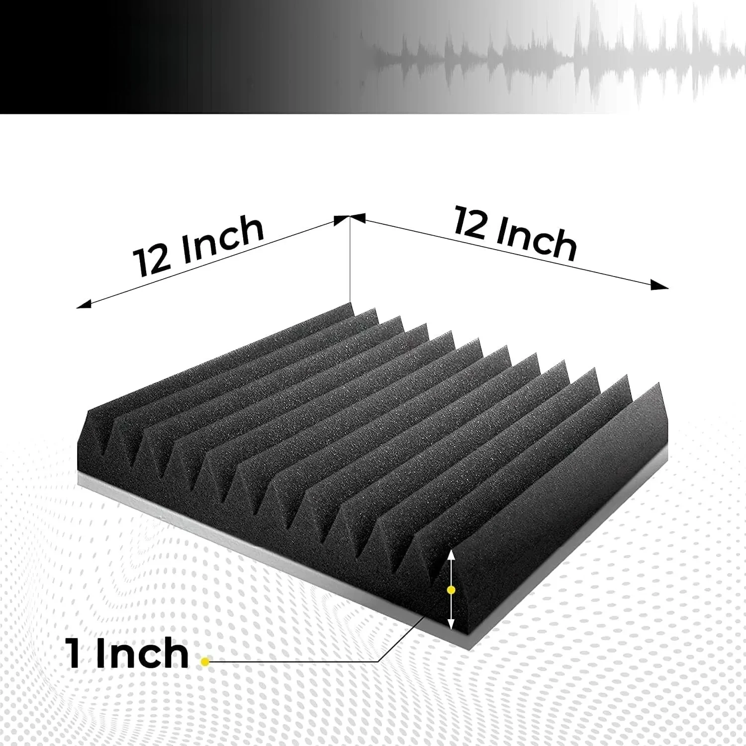 12 Pack Acoustic Panels , 1X12X12 Inchs Soundproof Wall Panels Quick-Recovery Sound Proof Foam Panels High Density
12 Pack Acoustic Panels , 1X12X12 Inchs Soundproof Wall Panels Quick-Recovery Sound Proof Foam Panels High Density