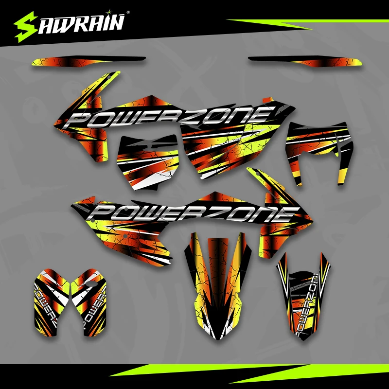 Sawrain Motorcycle Graphics Backgrounds Decal Stickers Kits for KTM 16-18 SXF 17-19 EXC
Sawrain Motorcycle Graphics Backgrounds Decal Stickers Kits for KTM 16-18 SXF 17-19 EXC