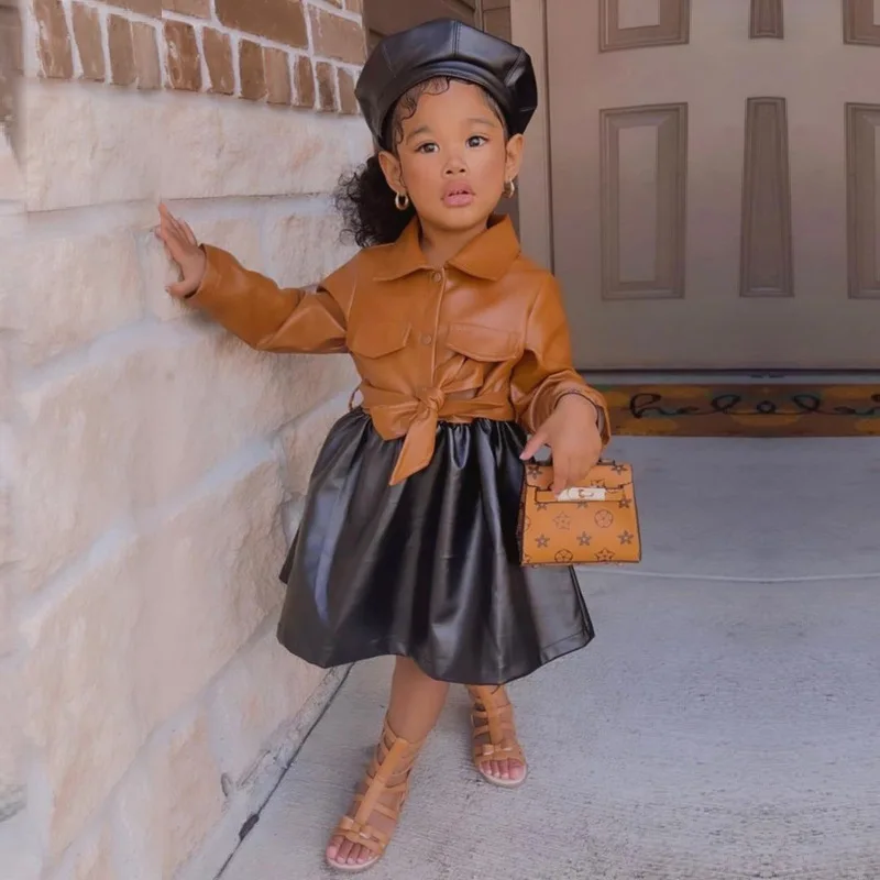 New Infant Dress kids winter dresses for girls autumn PU leather Baby girls clothes Toddler girl birthday party Dress2-7Y
New Infant Dress kids winter dresses for girls autumn PU leather Baby girls clothes Toddler girl birthday party Dress2-7Y