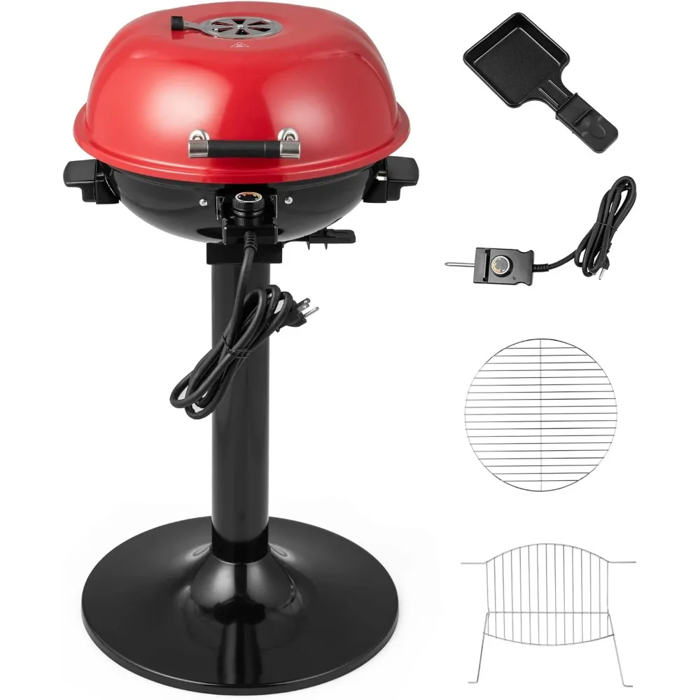 COSTWAY Portable Electric Grill, with Warming Tray, 1600W Heating Element, Adjustable Temperature Control & Removable Grease Tra
COSTWAY Portable Electric Grill, with Warming Tray, 1600W Heating Element, Adjustable Temperature Control & Removable Grease Tra