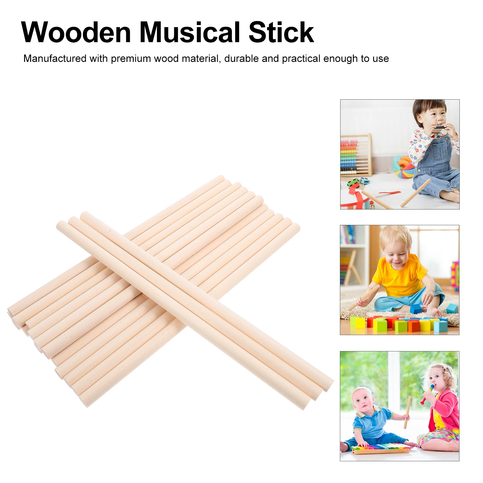 Finger Rhythm Stick Classroom Sticks Wooden Classical Percussion Instrument Child for
Finger Rhythm Stick Classroom Sticks Wooden Classical Percussion Instrument Child for