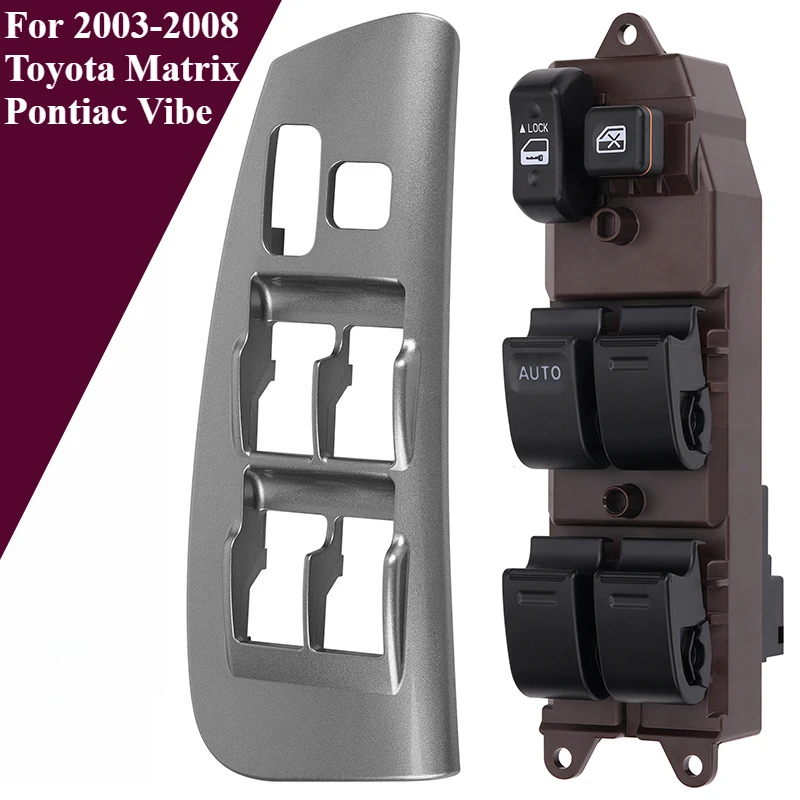 Power Window Switch Control for 2003-2008 Toyota Matrix Pontiac Vibe 84820AA070
Power Window Switch Control for 2003-2008 Toyota Matrix Pontiac Vibe 84820AA070
