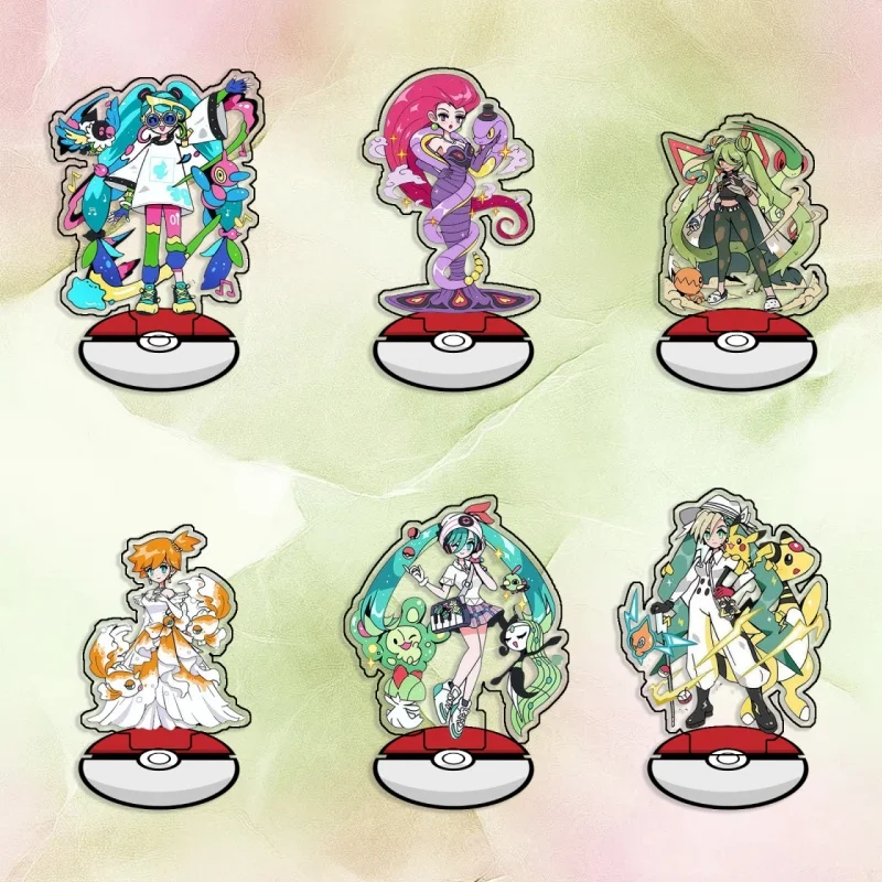 Recycled Acrylic Standees for Pokemon Chatot Rillaboom Meloetta Jirachi Desk Decoration Decorative Creativity Cute Gift 15cm
Recycled Acrylic Standees for Pokemon Chatot Rillaboom Meloetta Jirachi Desk Decoration Decorative Creativity Cute Gift 15cm