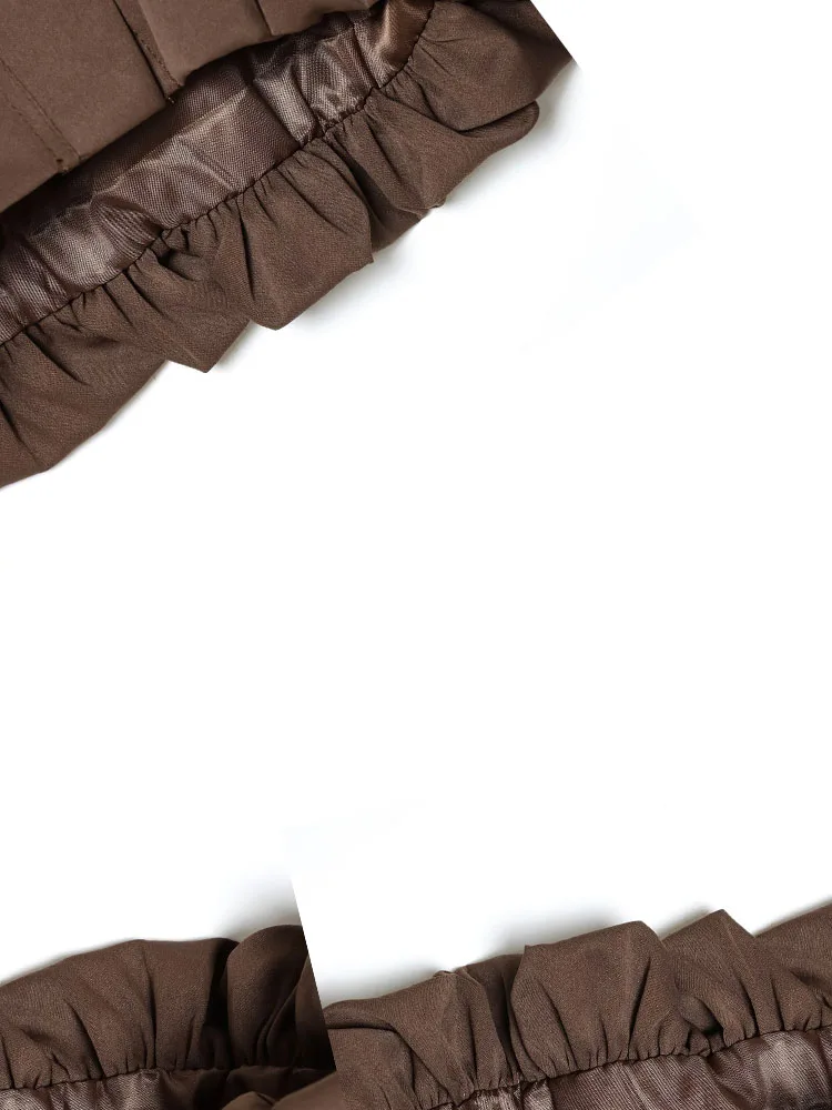 HH Women Fashion Casual Short Coat Chic Pleated Button Decoration Turtleneck Jacket Female Long Sleeves Slim Street Overcoat
HH Women Fashion Casual Short Coat Chic Pleated Button Decoration Turtleneck Jacket Female Long Sleeves Slim Street Overcoat