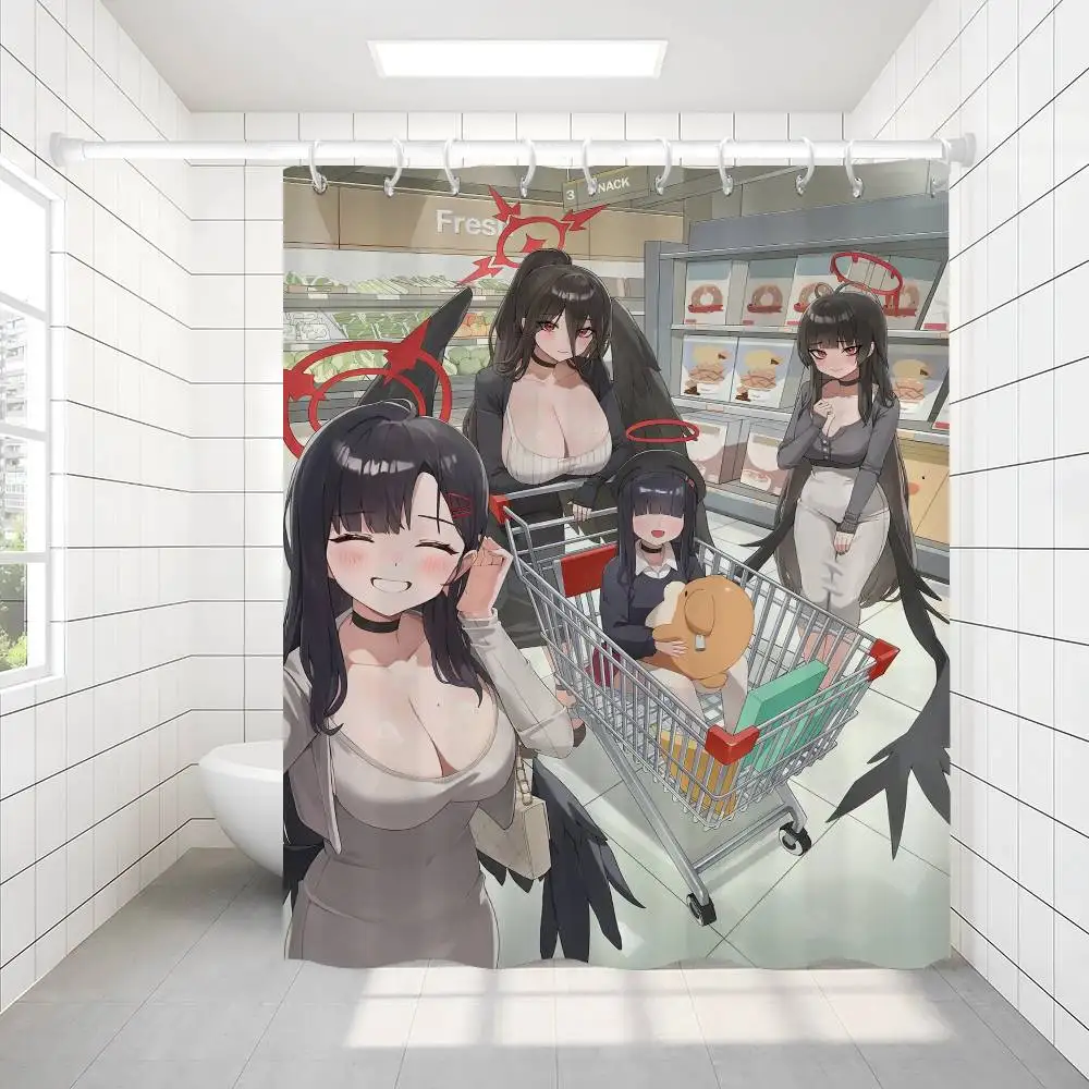 Игра аниме синий архив 1 шт. занавеска для душа полиэстер водонепроницаемая занавеска для душа ванная комната перегородка занавеска украшения аксессуары
Игра аниме синий архив 1 шт. занавеска для душа полиэстер водонепроницаемая занавеска для душа ванная комната перегородка занавеска украшения аксессуары