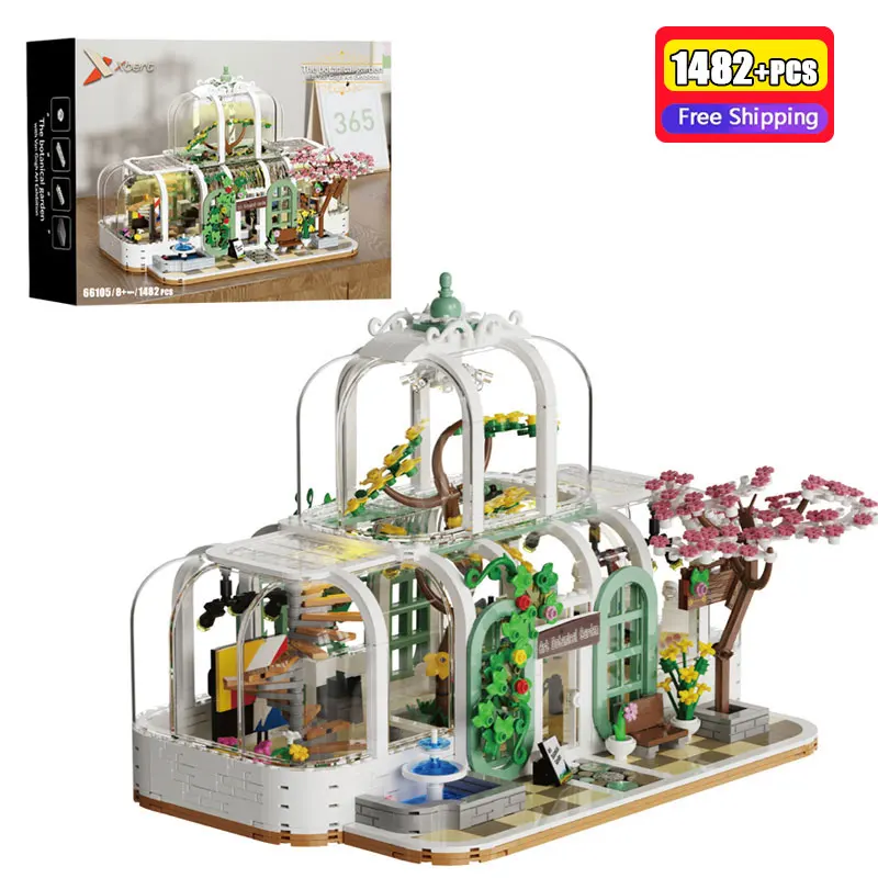 1482PCS Crystal Clear Flower House Building Set Winter Garden Model Transparent Bricks Serene Display Art DIY Creative Gift
1482PCS Crystal Clear Flower House Building Set Winter Garden Model Transparent Bricks Serene Display Art DIY Creative Gift