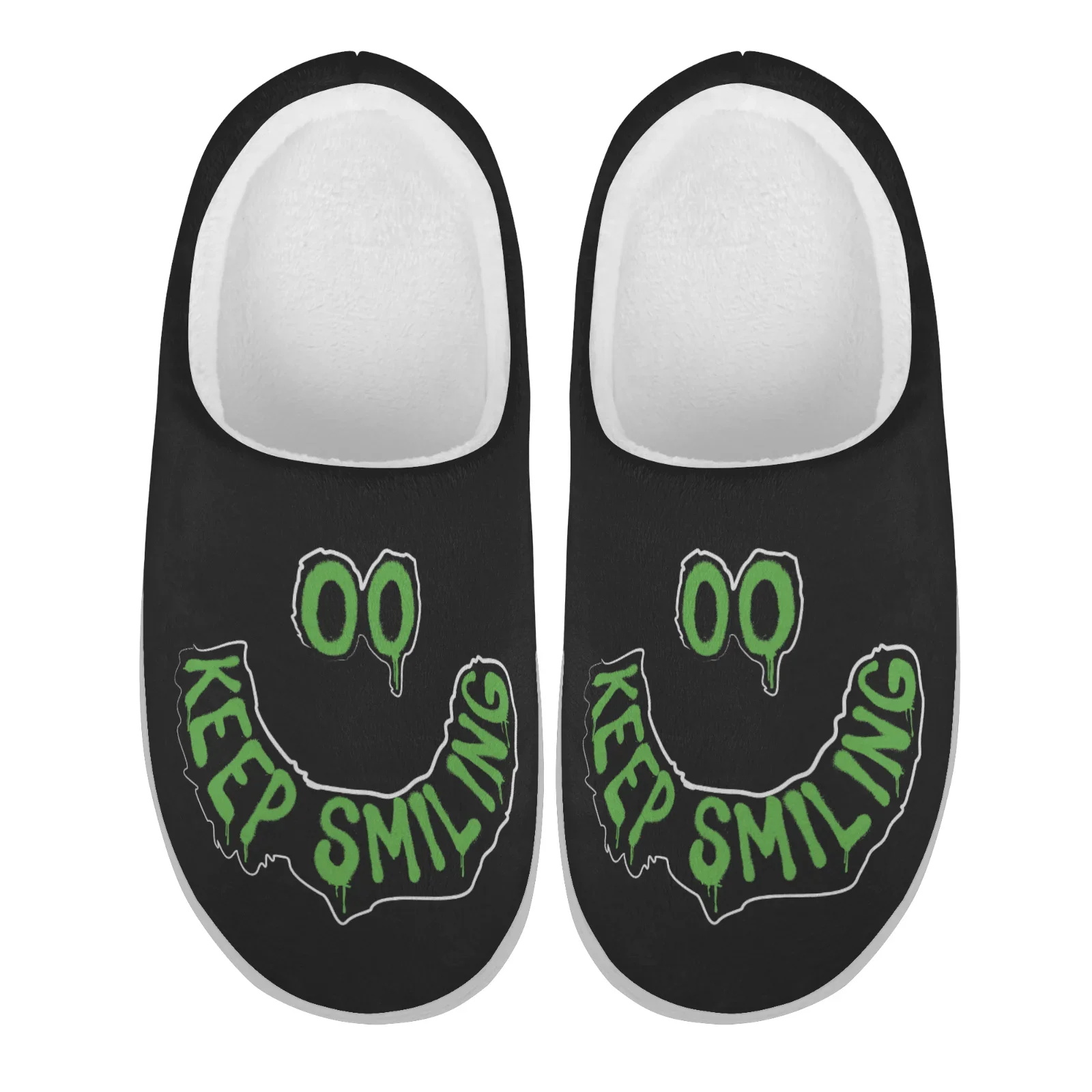 Custom Shoes Keep Smiling Home Cotton Slippers for High Quality Plush Casual Keep Warm Shoes Thermal Slipper
Custom Shoes Keep Smiling Home Cotton Slippers for High Quality Plush Casual Keep Warm Shoes Thermal Slipper