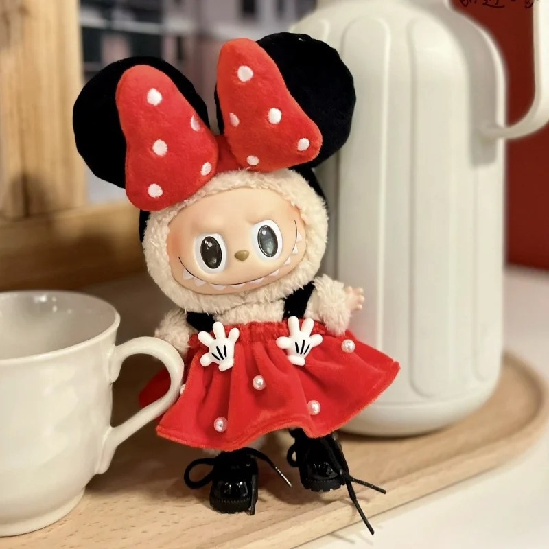 Only Selling Clothes 17cm 15cm Labubu Cute Mickey Bow Dress Kawaii Suit Generation Pendant Headband Dressing Up Change Girl Gift
Only Selling Clothes 17cm 15cm Labubu Cute Mickey Bow Dress Kawaii Suit Generation Pendant Headband Dressing Up Change Girl Gift