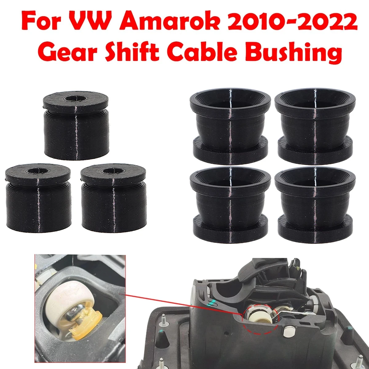 7pcs Manual Gearbox Bushing Kit Gear Lever Shift Cable Linkage Control Bushing Selector End Rod Connect For VW Amarok 2010-2022
7pcs Manual Gearbox Bushing Kit Gear Lever Shift Cable Linkage Control Bushing Selector End Rod Connect For VW Amarok 2010-2022