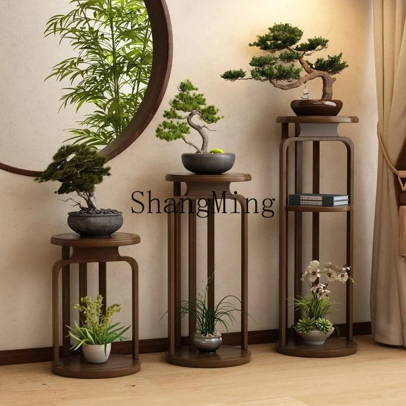 CL round balcony storage flower rack solid wood planter shelf living room floor floor round flower shelf
CL round balcony storage flower rack solid wood planter shelf living room floor floor round flower shelf