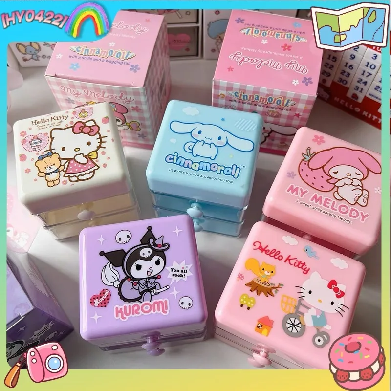 Новый двухслойный органайзер для хранения с выдвижными ящиками Kt My Melody Kuromi Cinnamoroll для украшений, бусин, цепочек и канцелярии для девочек
Новый двухслойный органайзер для хранения с выдвижными ящиками Kt My Melody Kuromi Cinnamoroll для украшений, бусин, цепочек и канцелярии для девочек