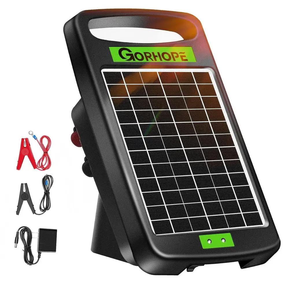 24-Hour Battery-Powered Electric Fence for Garden Security and Continuous Protection
24-Hour Battery-Powered Electric Fence for Garden Security and Continuous Protection