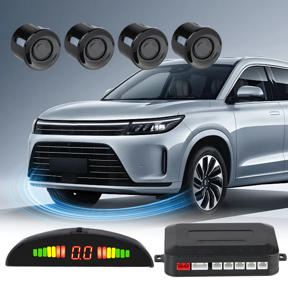 Car Distance Detection System LCD Diplay 2.5m Distance Monitor 4 Sensors Buzzer Car Parking Sensor Kit Reverse Backup Radar
Car Distance Detection System LCD Diplay 2.5m Distance Monitor 4 Sensors Buzzer Car Parking Sensor Kit Reverse Backup Radar