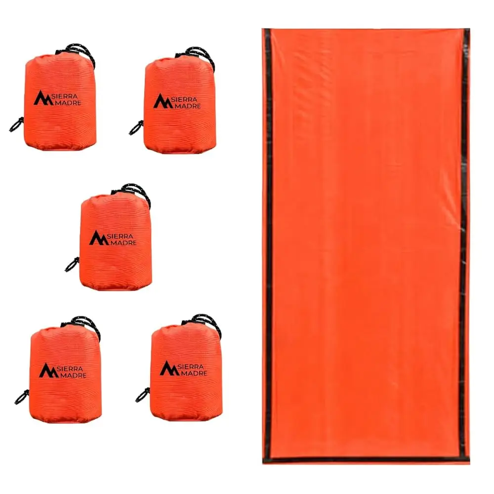 Emergency Sleeping Bag – Ultralight, Waterproof Mylar Thermal Bivy Sa Tent For Hiking, Bug-Out Bags, Survival Kits – Emergency
Emergency Sleeping Bag – Ultralight, Waterproof Mylar Thermal Bivy Sa Tent For Hiking, Bug-Out Bags, Survival Kits – Emergency