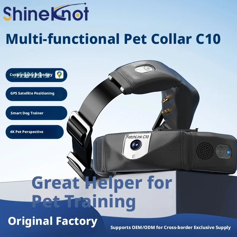 SHINEKNOT New Product C10 Intelligent Pet Collar Camera Monitoring Health Multifunctional Dog Trainer Pet Locator
SHINEKNOT New Product C10 Intelligent Pet Collar Camera Monitoring Health Multifunctional Dog Trainer Pet Locator