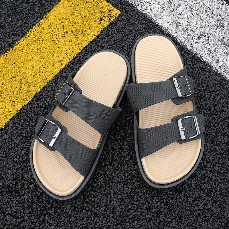 Double Buckle Sandals Men's 2026 New Youth Summer Outdoor Slip-On Anti-Slip Thick Bottom Wear-Resistant Beach Cool Sandals
Double Buckle Sandals Men's 2026 New Youth Summer Outdoor Slip-On Anti-Slip Thick Bottom Wear-Resistant Beach Cool Sandals
