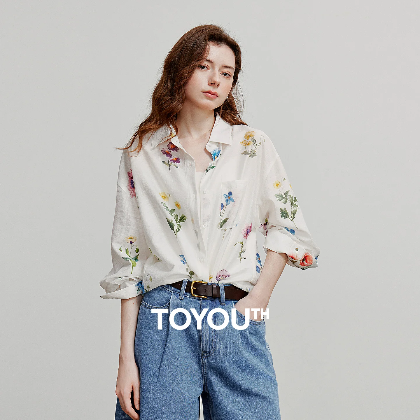 TOYOUTH Women Shirts 2026 Summer New Linen Lyocell Print Fresh Mid Length Floral Blouse Tops
TOYOUTH Women Shirts 2026 Summer New Linen Lyocell Print Fresh Mid Length Floral Blouse Tops