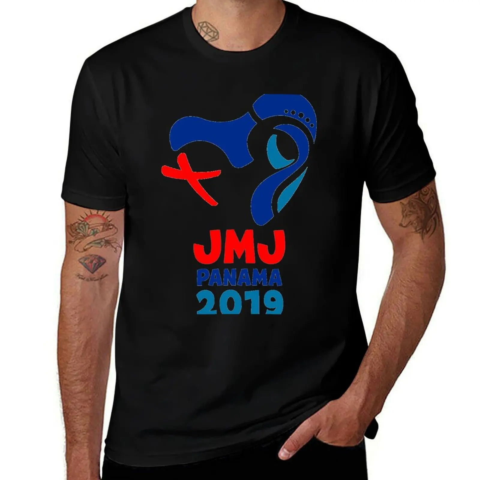 JMJ World Youth Day Panama 2019 logo T-Shirt t shirt for man cotton t shirts man 100% man graphic t shirt T-Shirt
JMJ World Youth Day Panama 2019 logo T-Shirt t shirt for man cotton t shirts man 100% man graphic t shirt T-Shirt